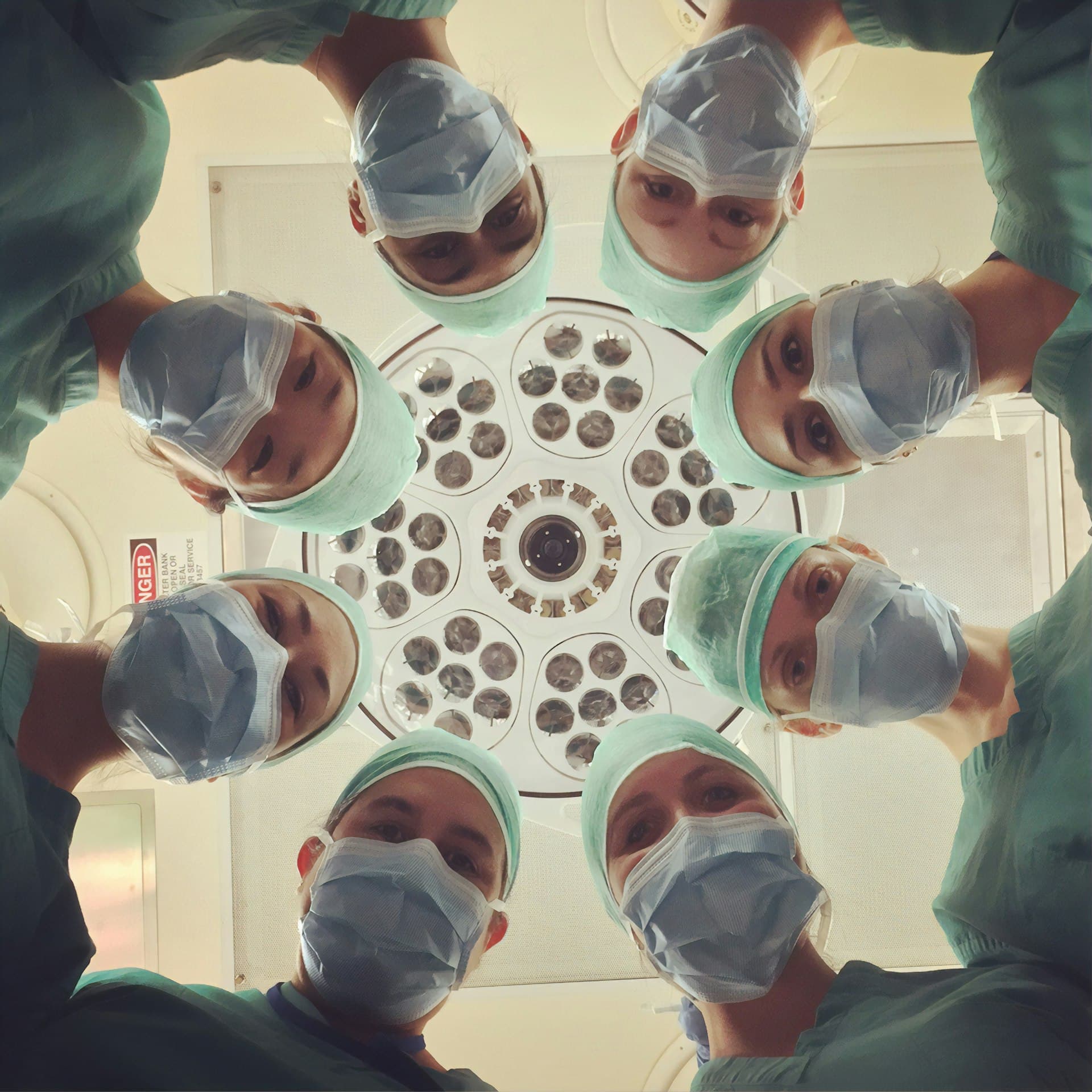 Medical team analyzing healthcare research and patient data